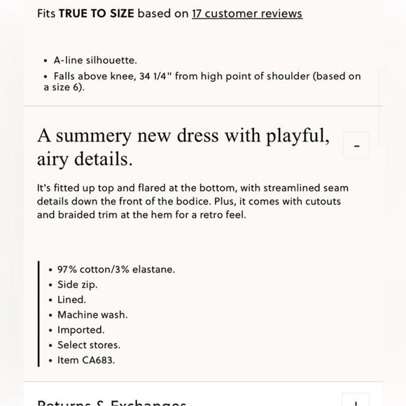 J.Crew Fit-and-flare mini dress - Picture 7 of 8